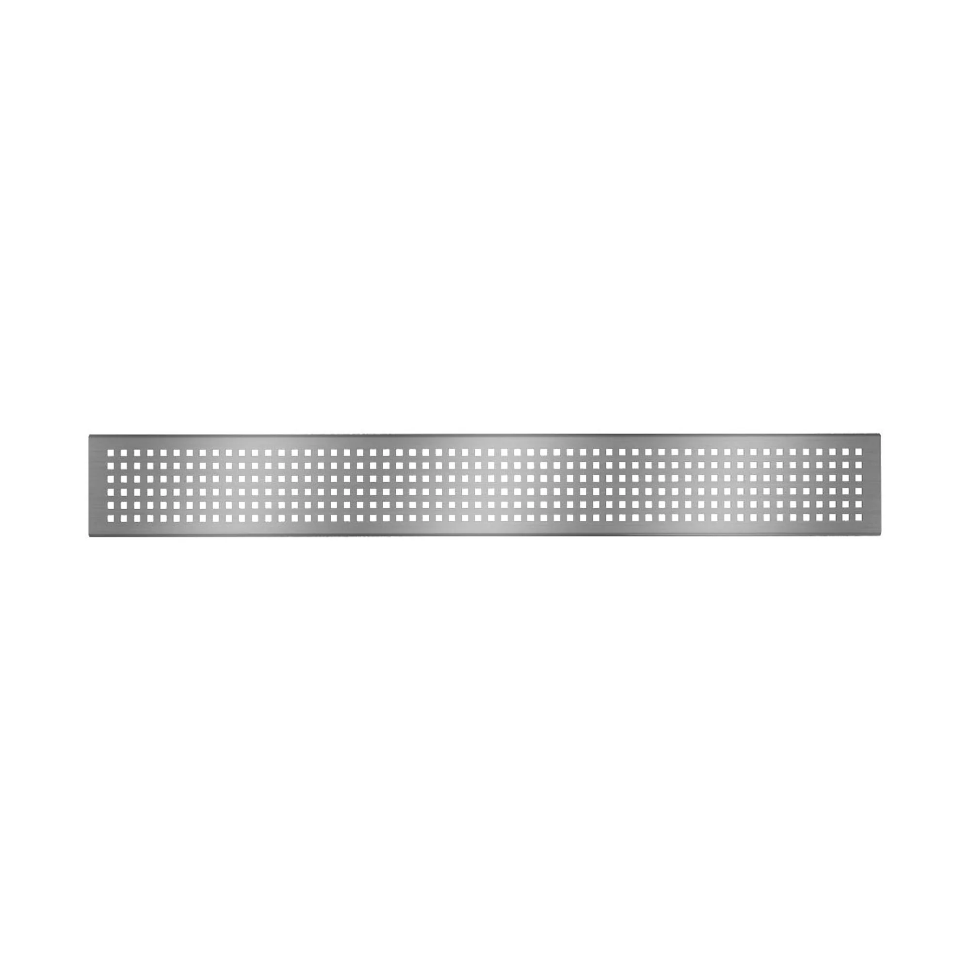 Grille pour drain linéaire, motif carré