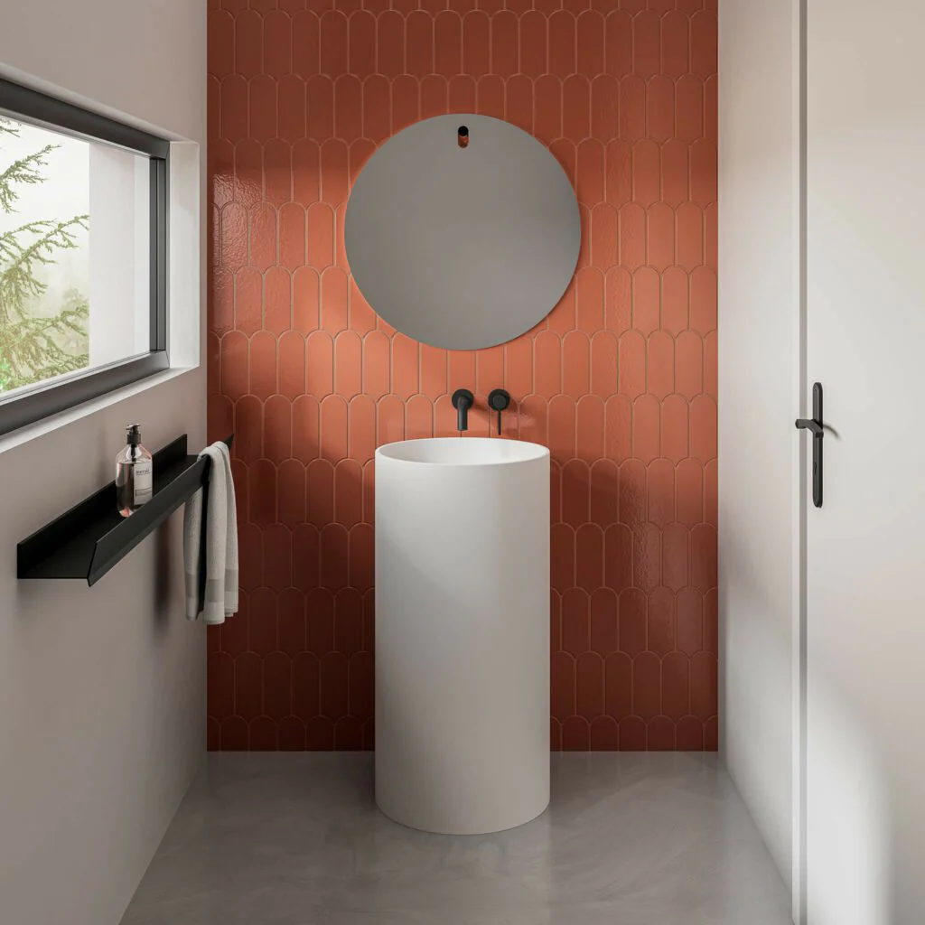 Lavabo autoportant rond Collection Tè