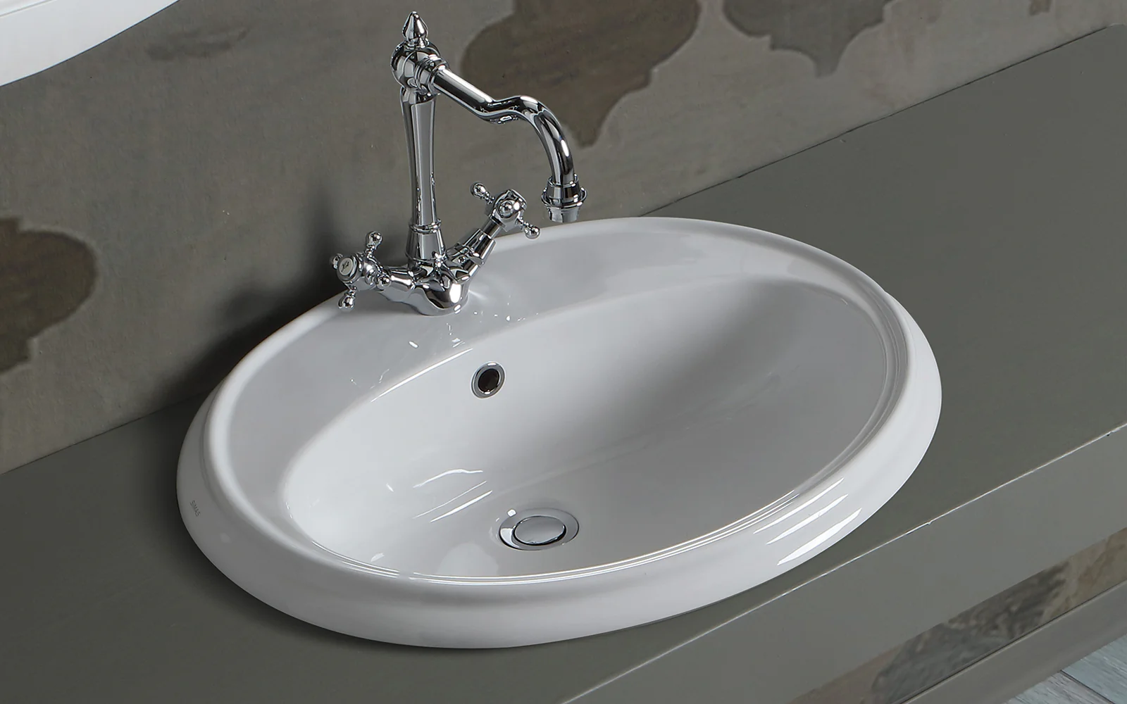 Lavabo oval encastré Collection Arcadia - Image 2