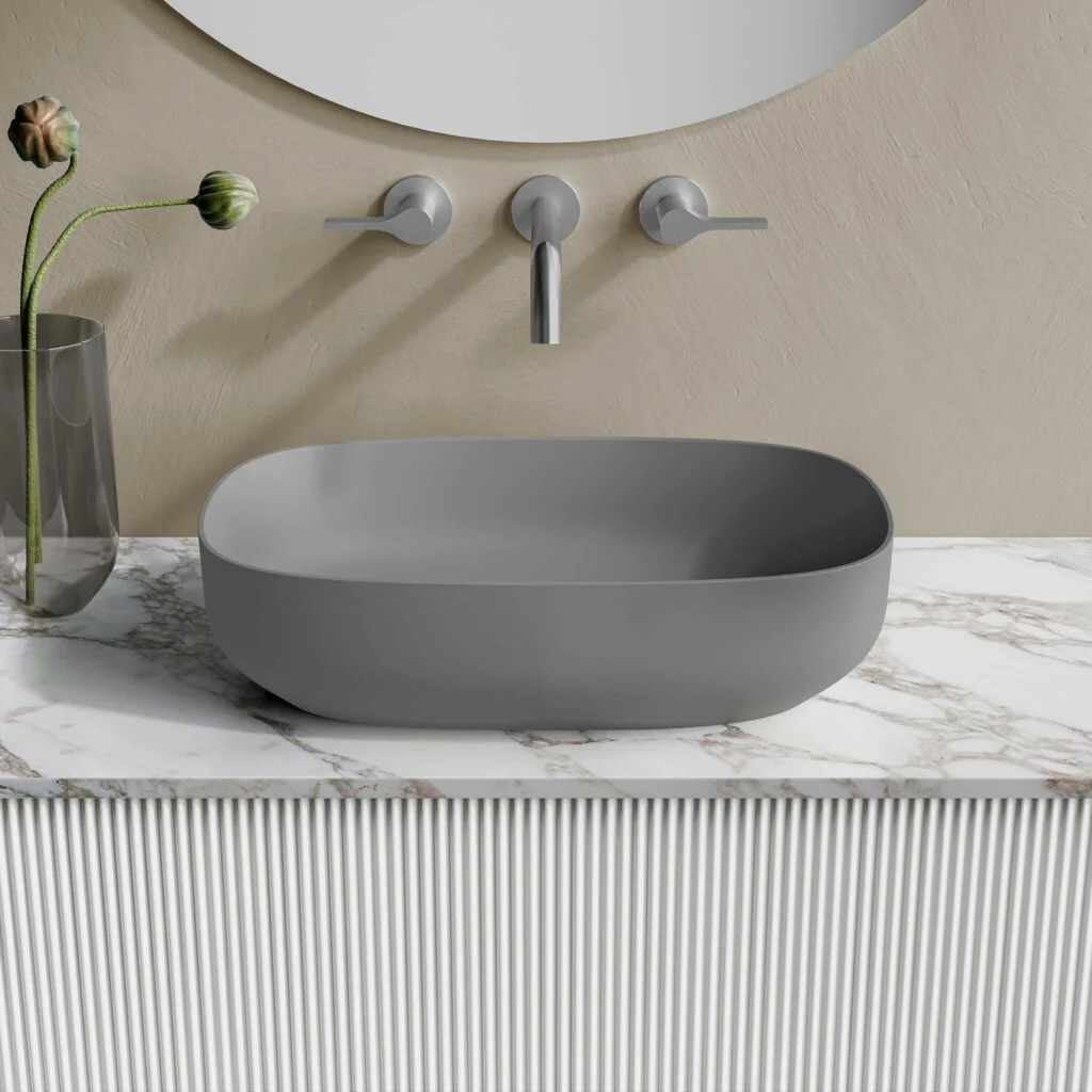 Lavabo Rectangulaire arrondi Collection Onda - Image 2
