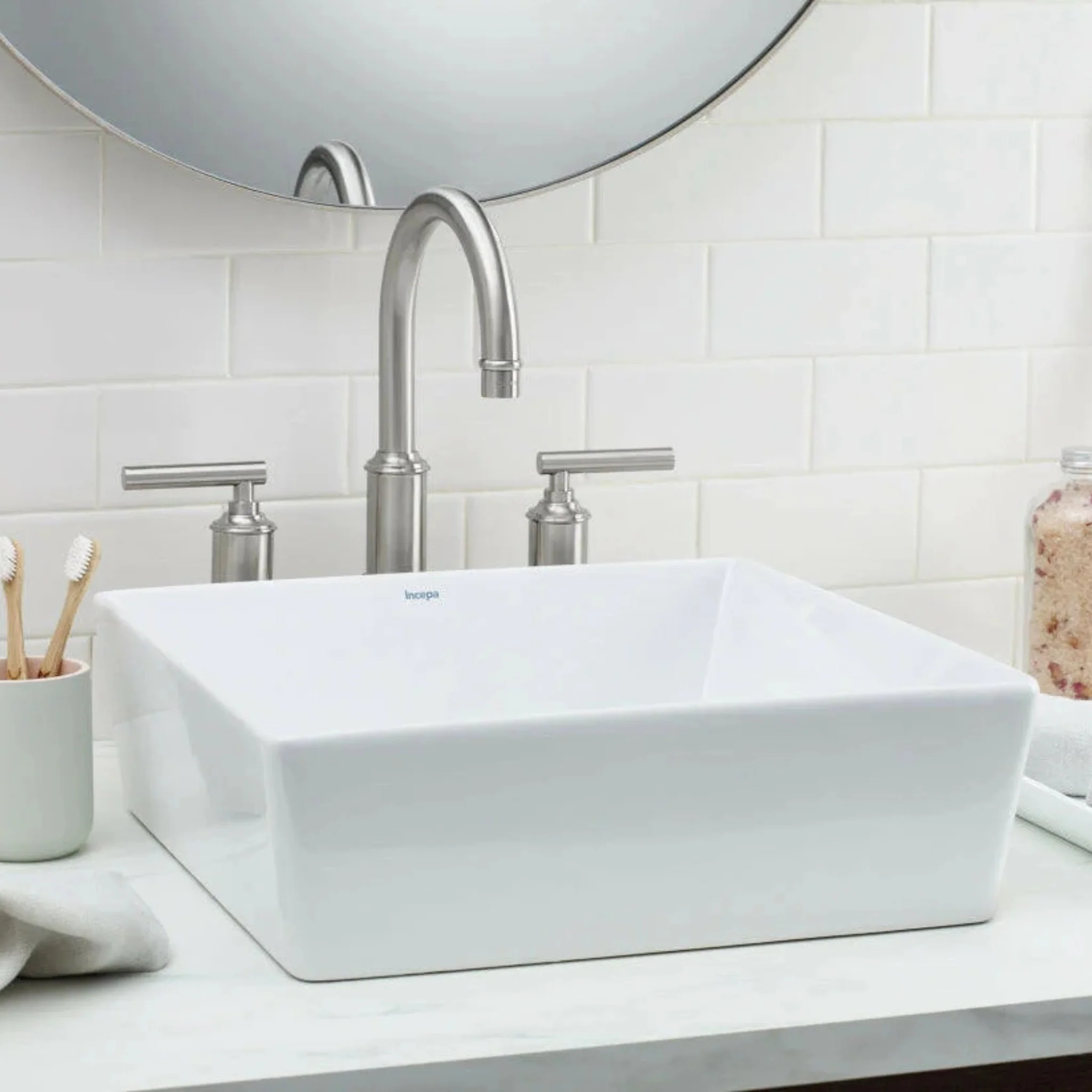 Lavabo sans trop-plein 15" x 15" Collection Flex - Image 4