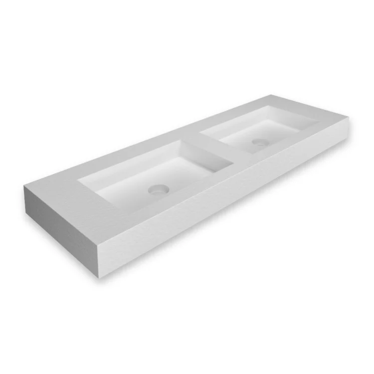 Lavabo suspendu Petra 55" x 18"