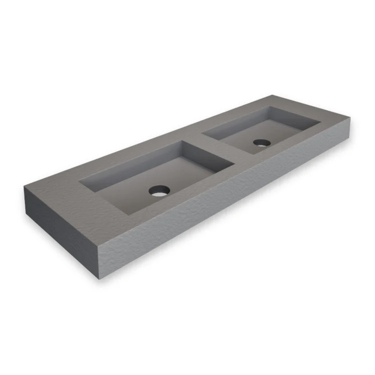 Lavabo suspendu Petra 55" x 18" - Image 3