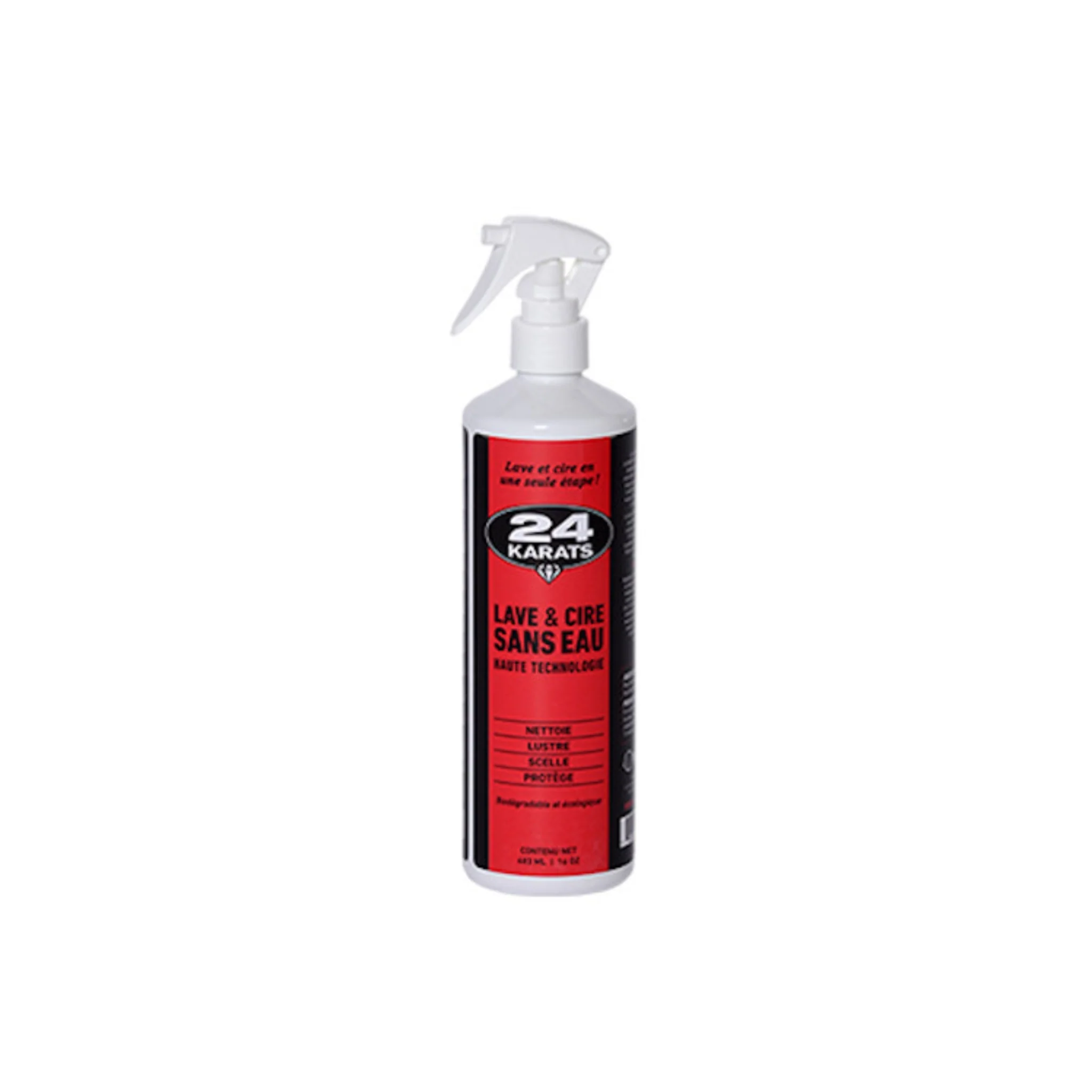 Lave et cire sans eau