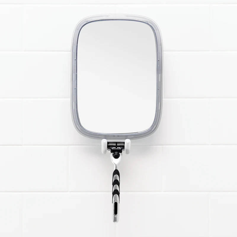 Miroir anti-buée à ventouse