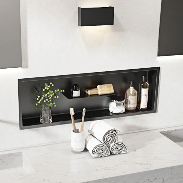 Niche 12" x 36" avec tablette au centre Collection Diamante