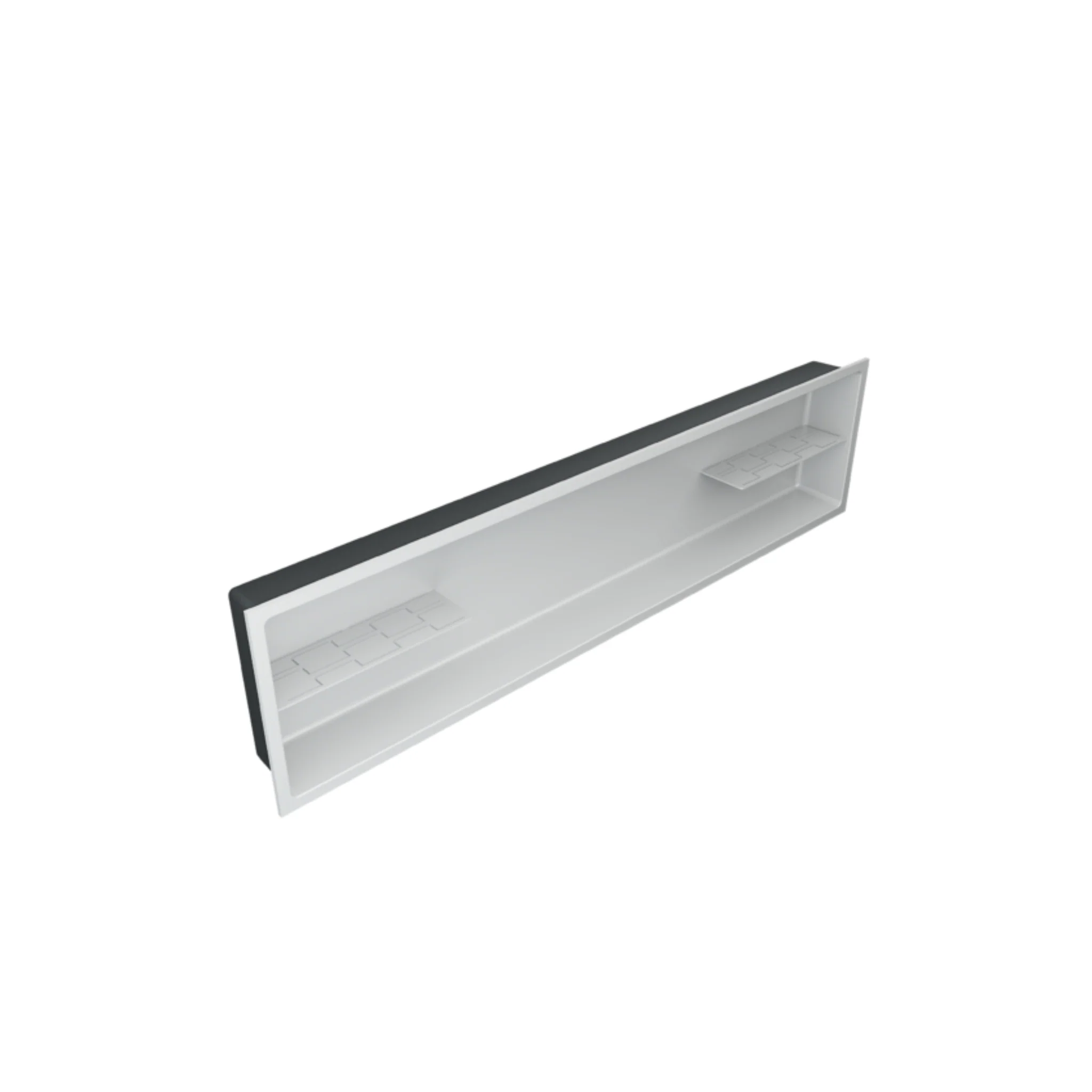 Niche 12" x 48" avec 2 tablettes de coin Collection Diamante - Image 4