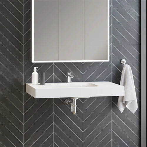 Plan lavabo mural Collection Stak Uno