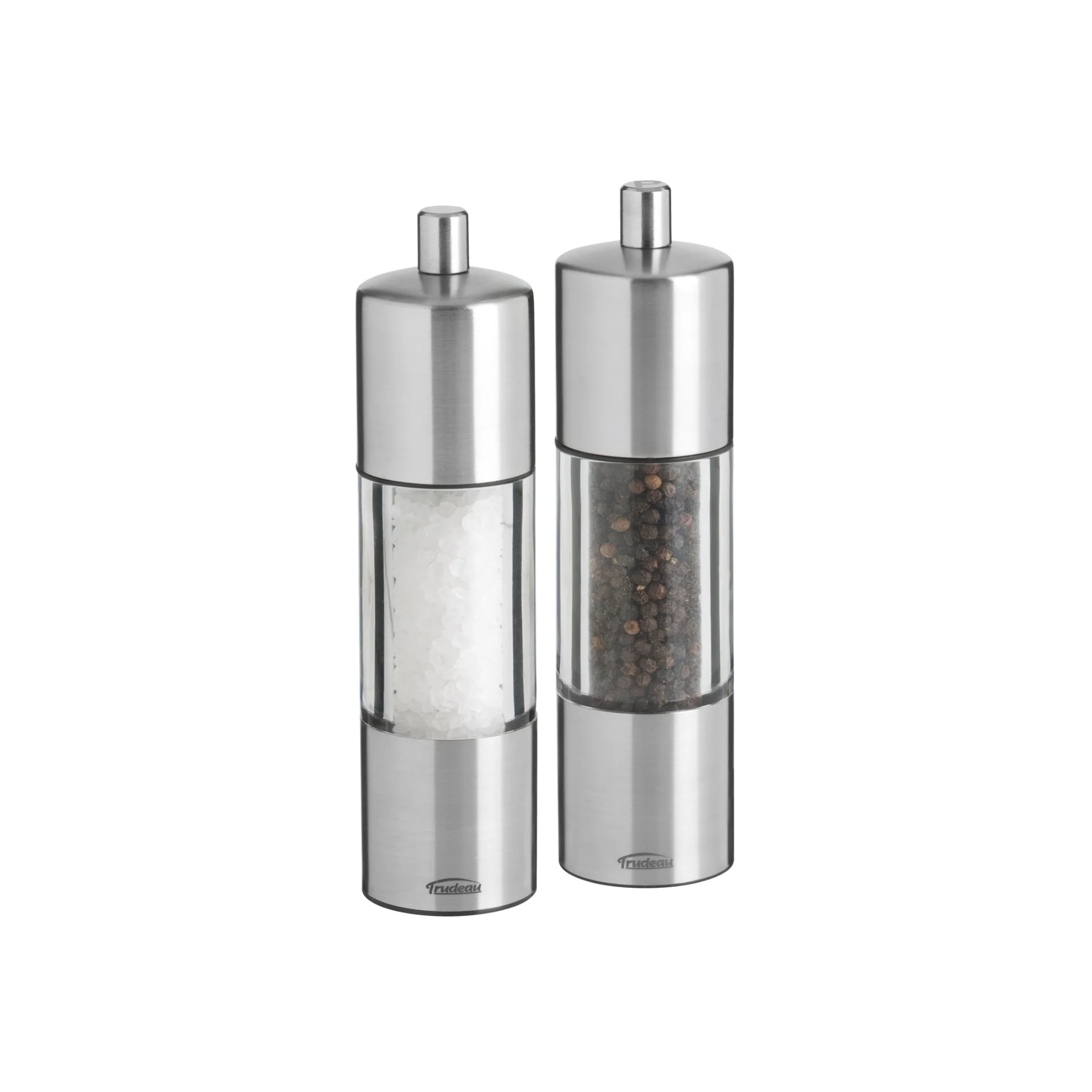 Poivrière et salière Adagio en inox
