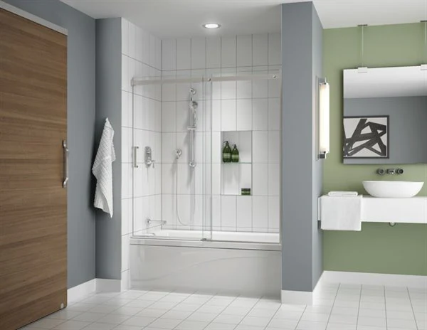 Porte de bain en alcôve Hauteur de 60" Collection Apollo - Image 2