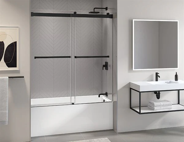 Porte de bain coulissante en alcĂ´ve Collection Gemini Plus - Image 3