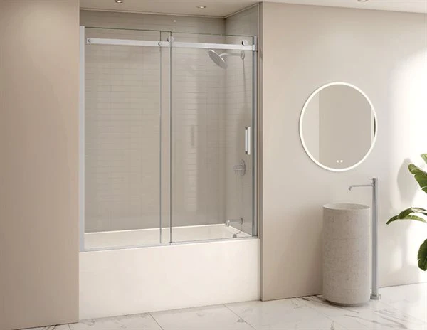 Porte de bain coulissante Hauteur 66" Collection Horizon