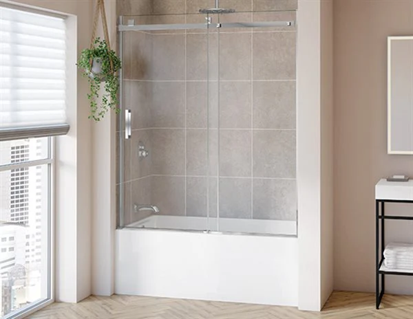 Porte de bain coulissante Hauteur 66" Collection Skyline - Image 2