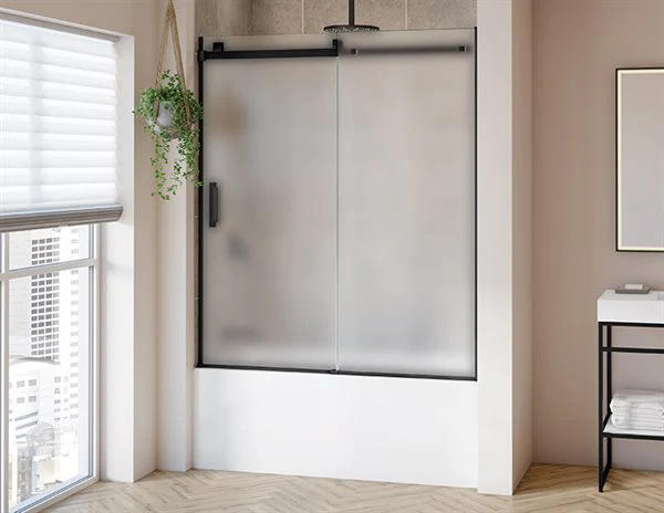 Porte de bain coulissante verre Brume 66" Collection Skyline - Image 3