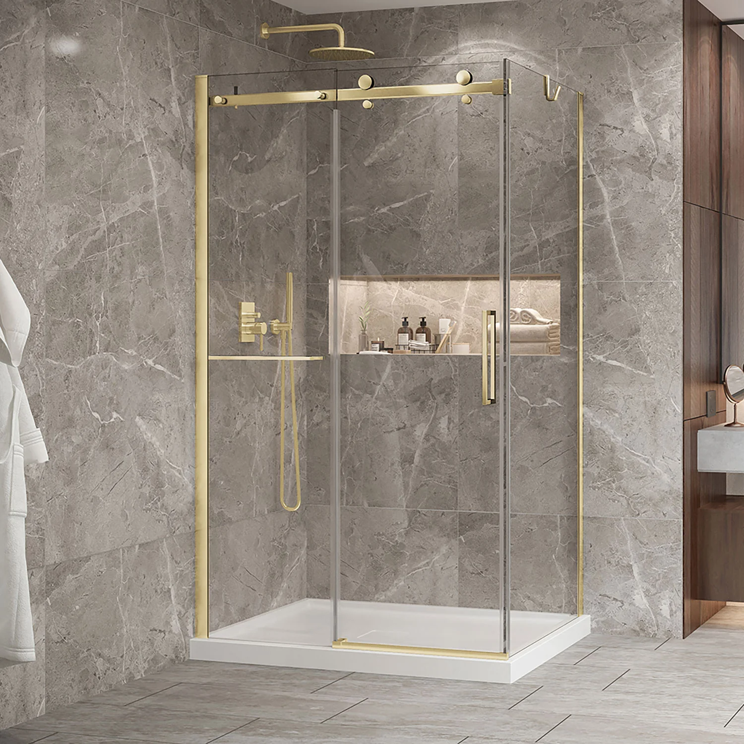 Porte de douche 2 côtés Bellini 2.0 - Image 3
