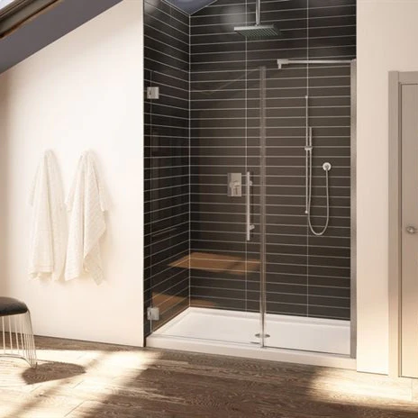 Porte de douche à pivot en alcôve 79" Collection Select Kara - Image 3