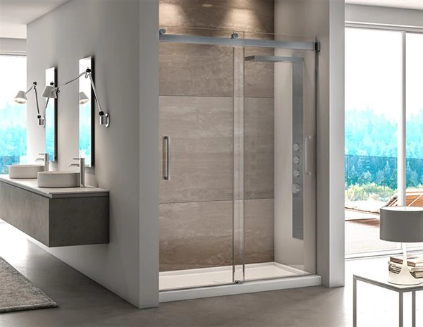 Porte de douche coulissante en alcôve 79" Collection Mercury PROMO - Image 2