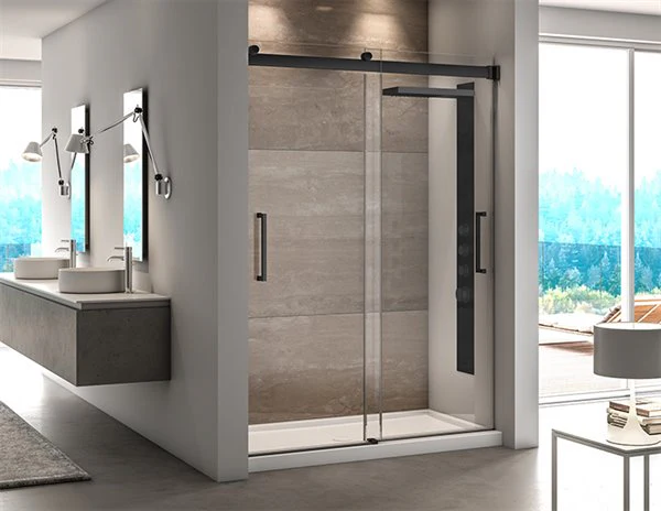 Porte de douche coulissante en alcôve 79" Collection Mercury PROMO - Image 3