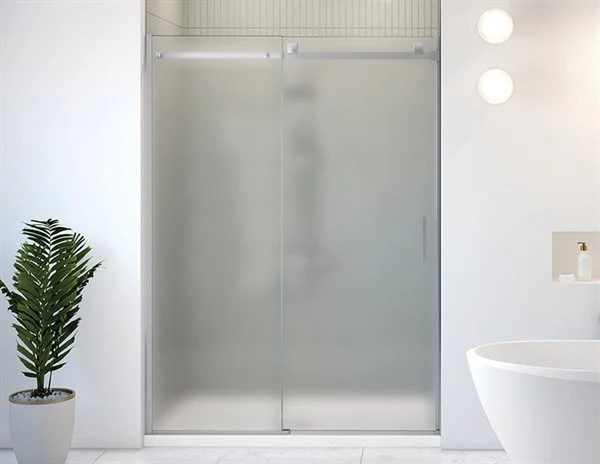 Porte de douche en alcôve 79" Verre Brume Collection Skyline