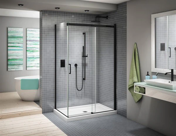 Porte de douche 2 côtés 75" Collection Apollo - Image 3