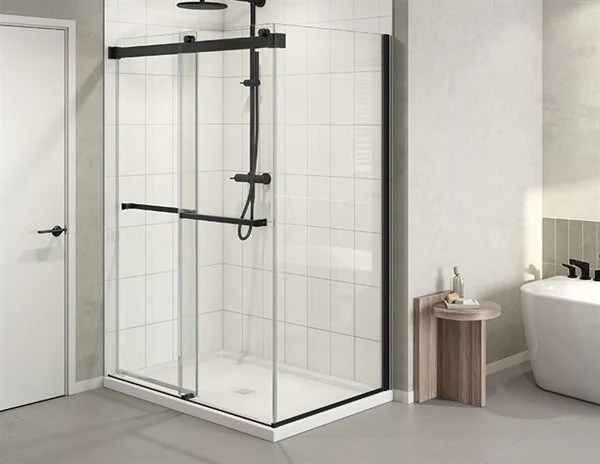 Porte de douche coulissante 2 côtés 79" Collection Gemini Plus - Image 3