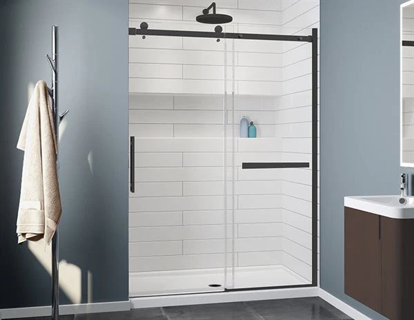Porte de douche coulissante en alcôve 79" Collection Novara Plus - Image 3