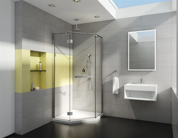Porte de douche Néo-angle 75" Collection Pura