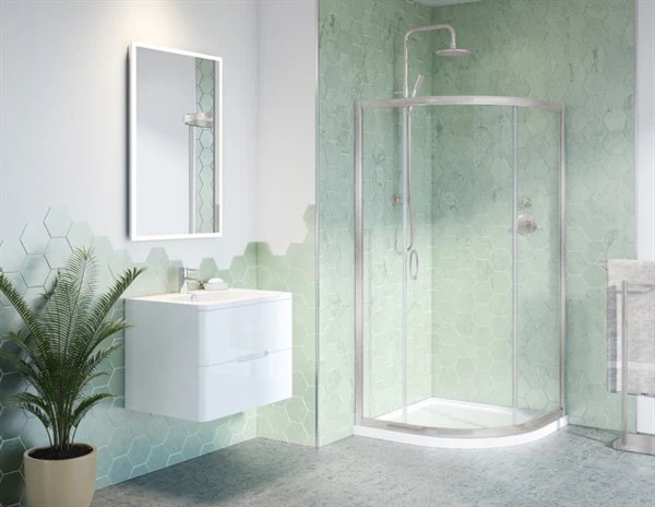 Portes de douche ronde 3 72" Collection Capri - Image 2