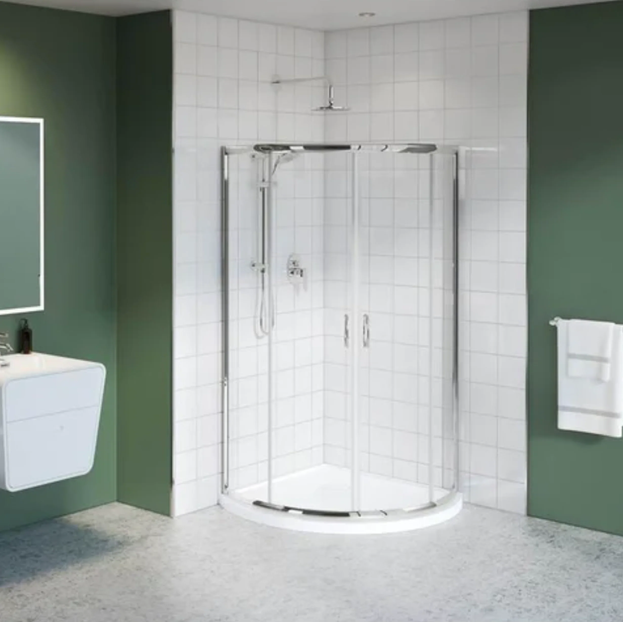 Portes de douche arc 4 72" Collection Capri
