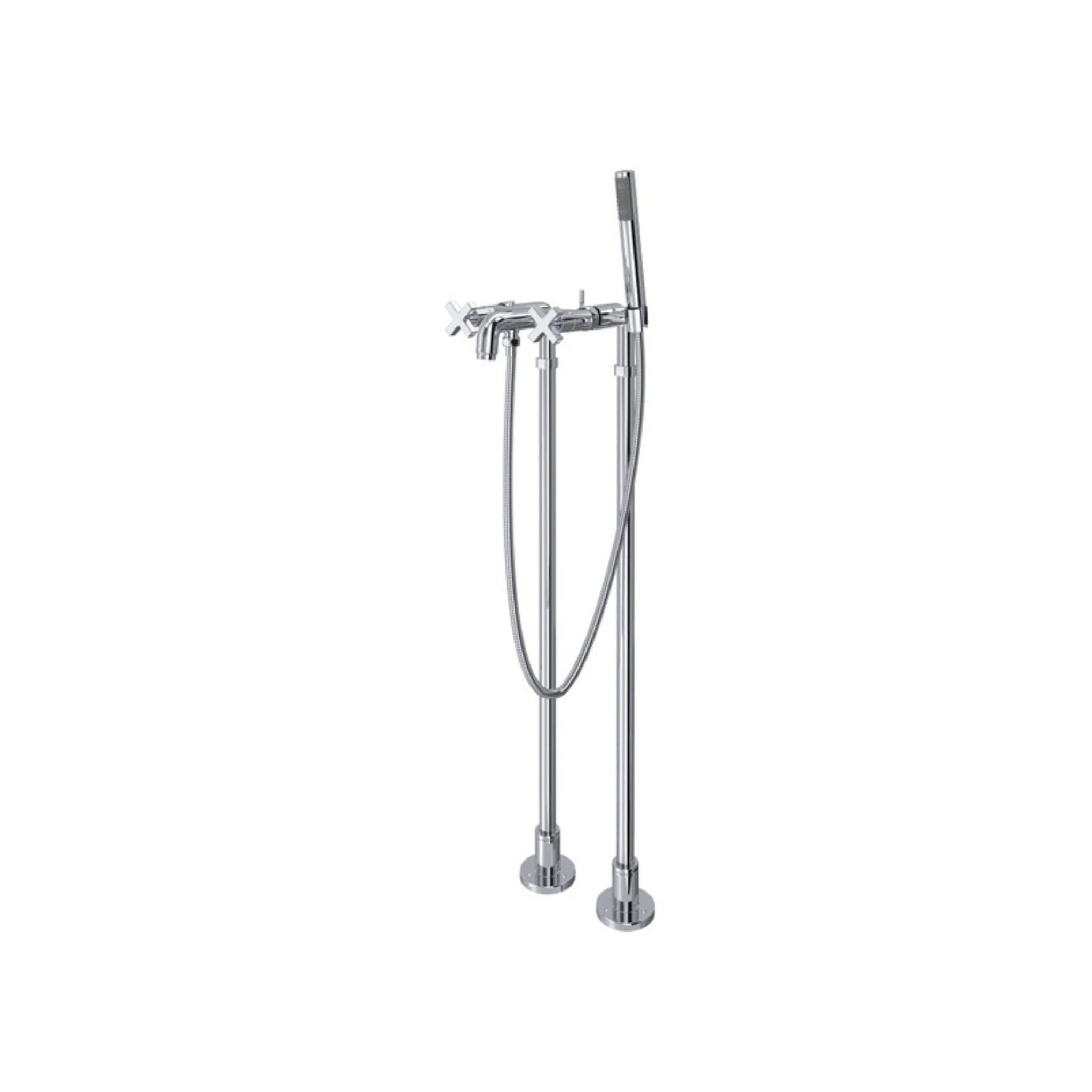 Robinet de bain au sol avec douchette Collection LOMBARDIA
