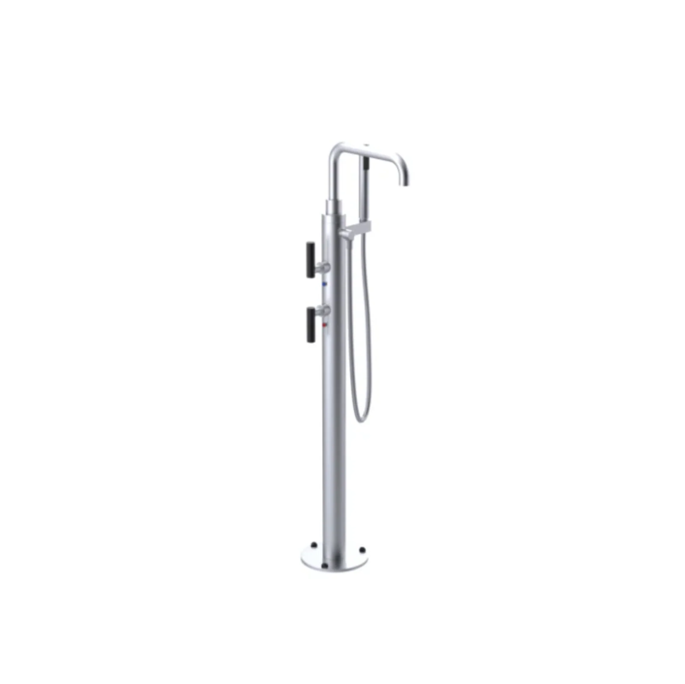 Robinet de bain autoportant Ă levier avec douchette Collection Genesis - Image 10
