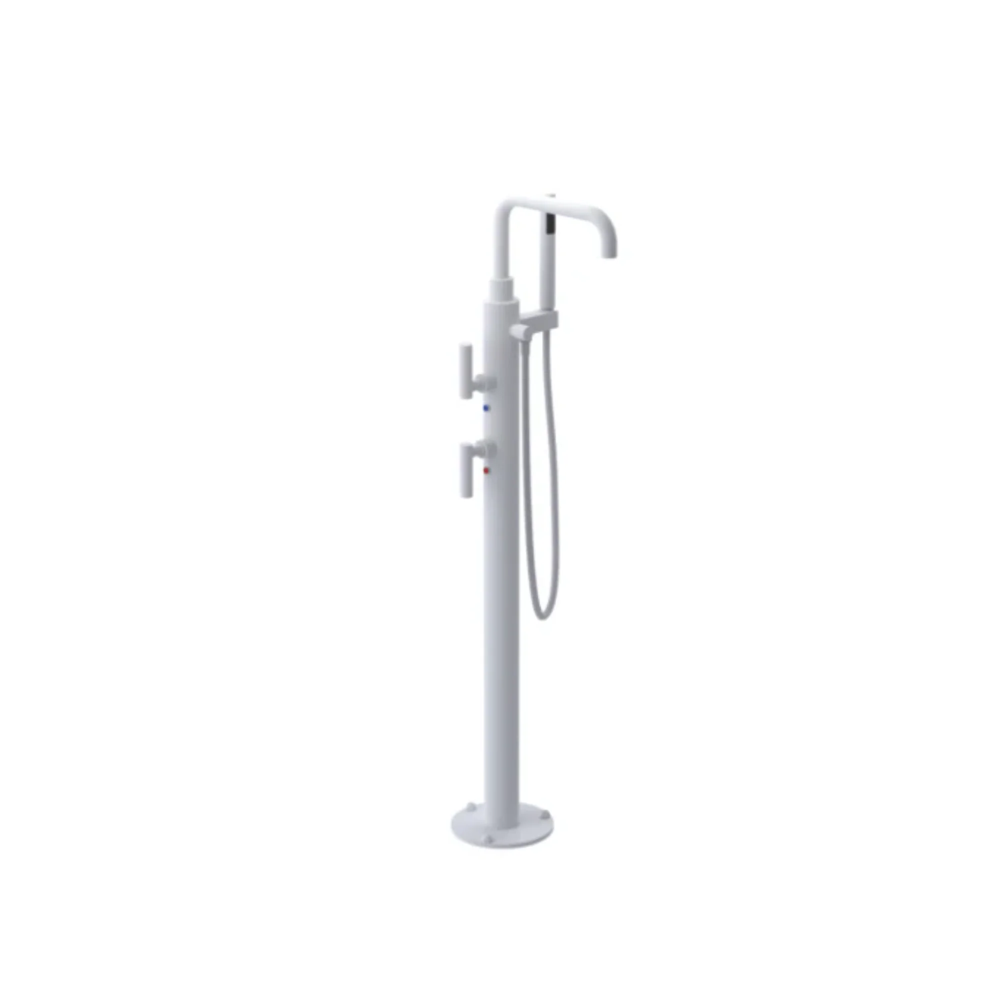 Robinet de bain autoportant Ă levier avec douchette Collection Genesis - Image 5