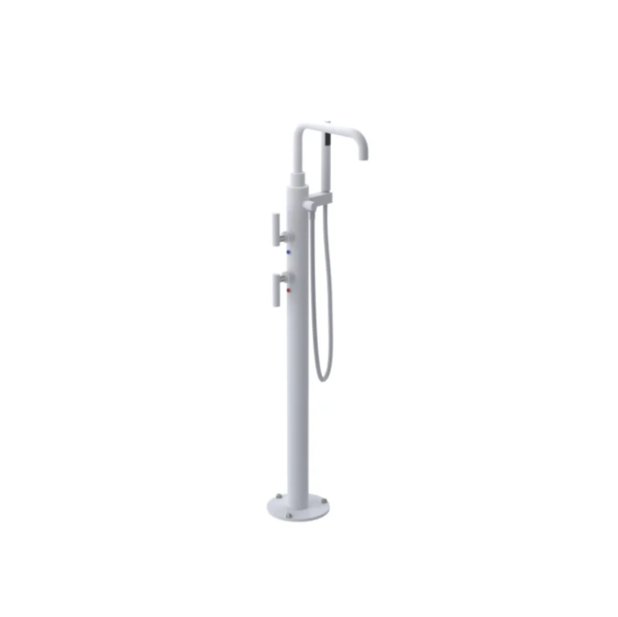 Robinet de bain autoportant Ă levier avec douchette Collection Genesis - Image 6