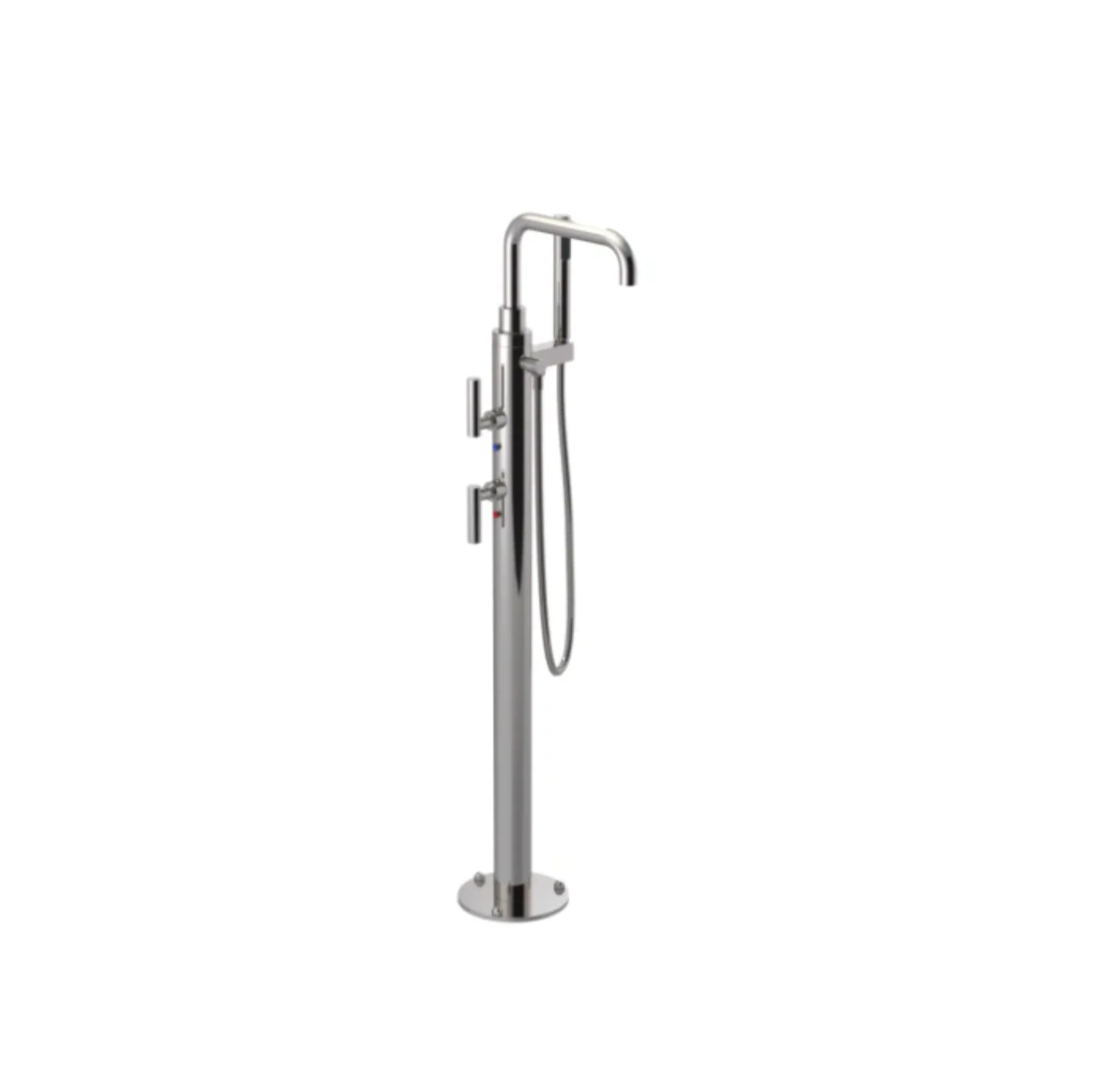 Robinet de bain autoportant Ă levier avec douchette Collection Genesis - Image 9