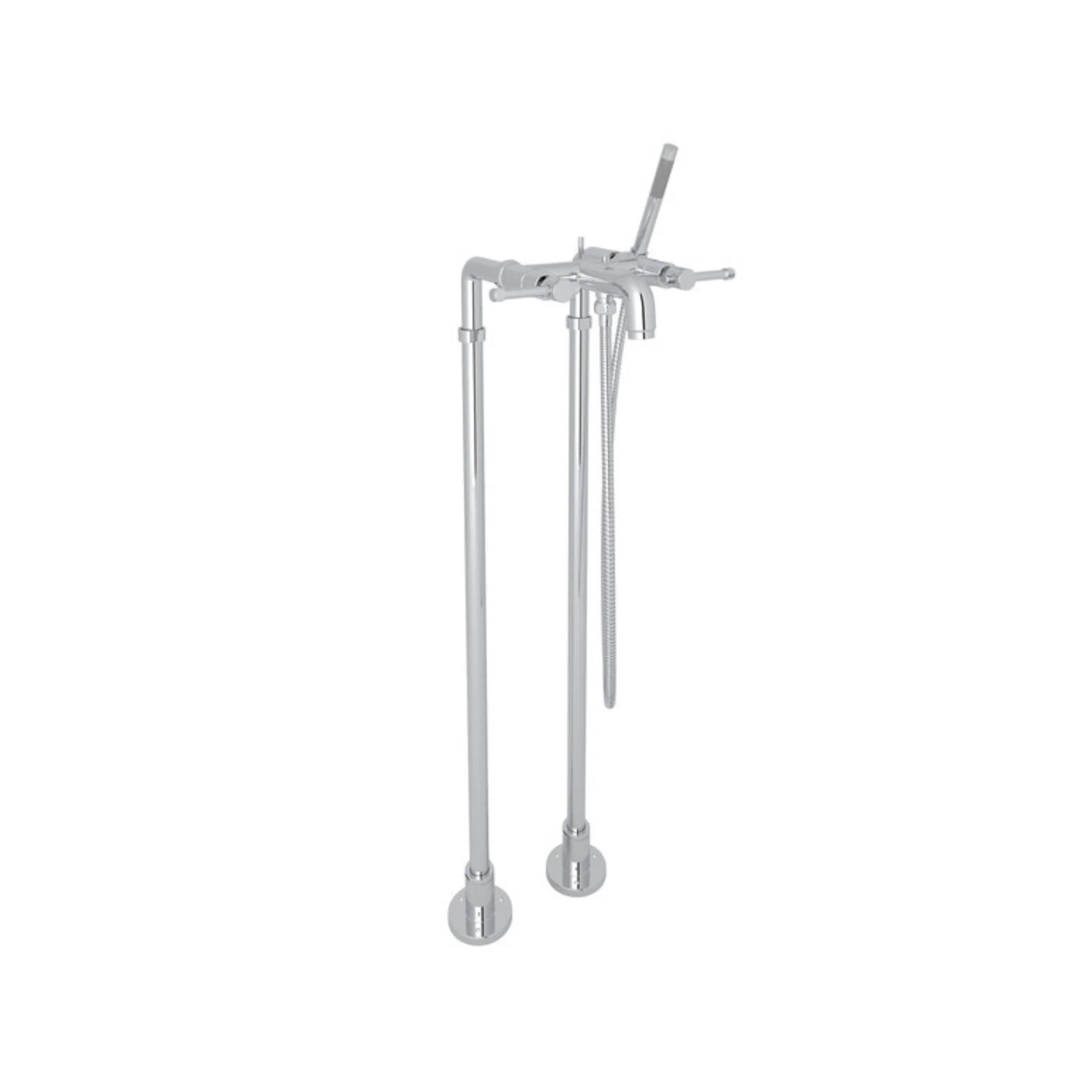 Robinet de bain fixé au sol avec douchette Collection CAMPO - Image 4