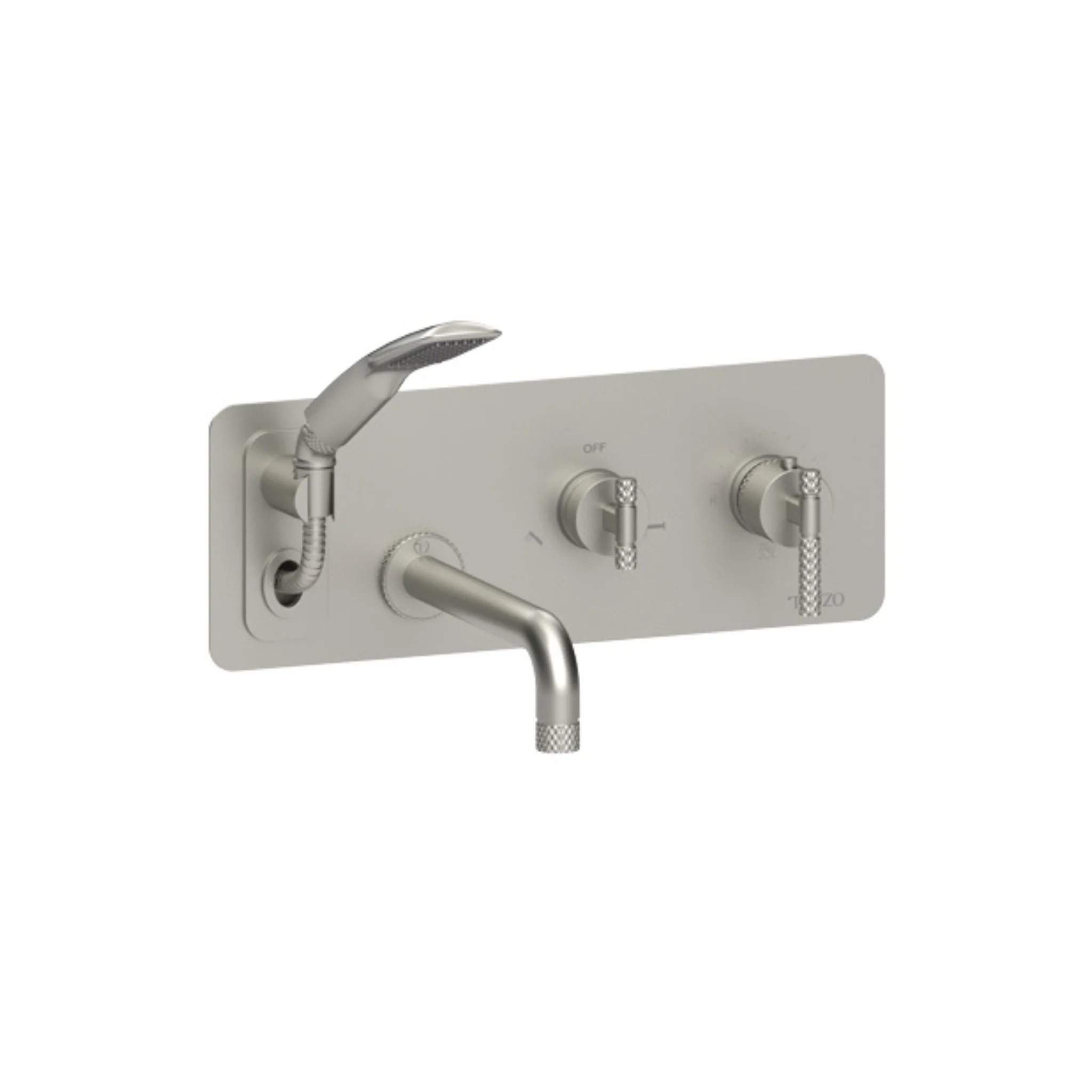 Robinet de bain mural avec boyau rétractable Collection Bellacio-C