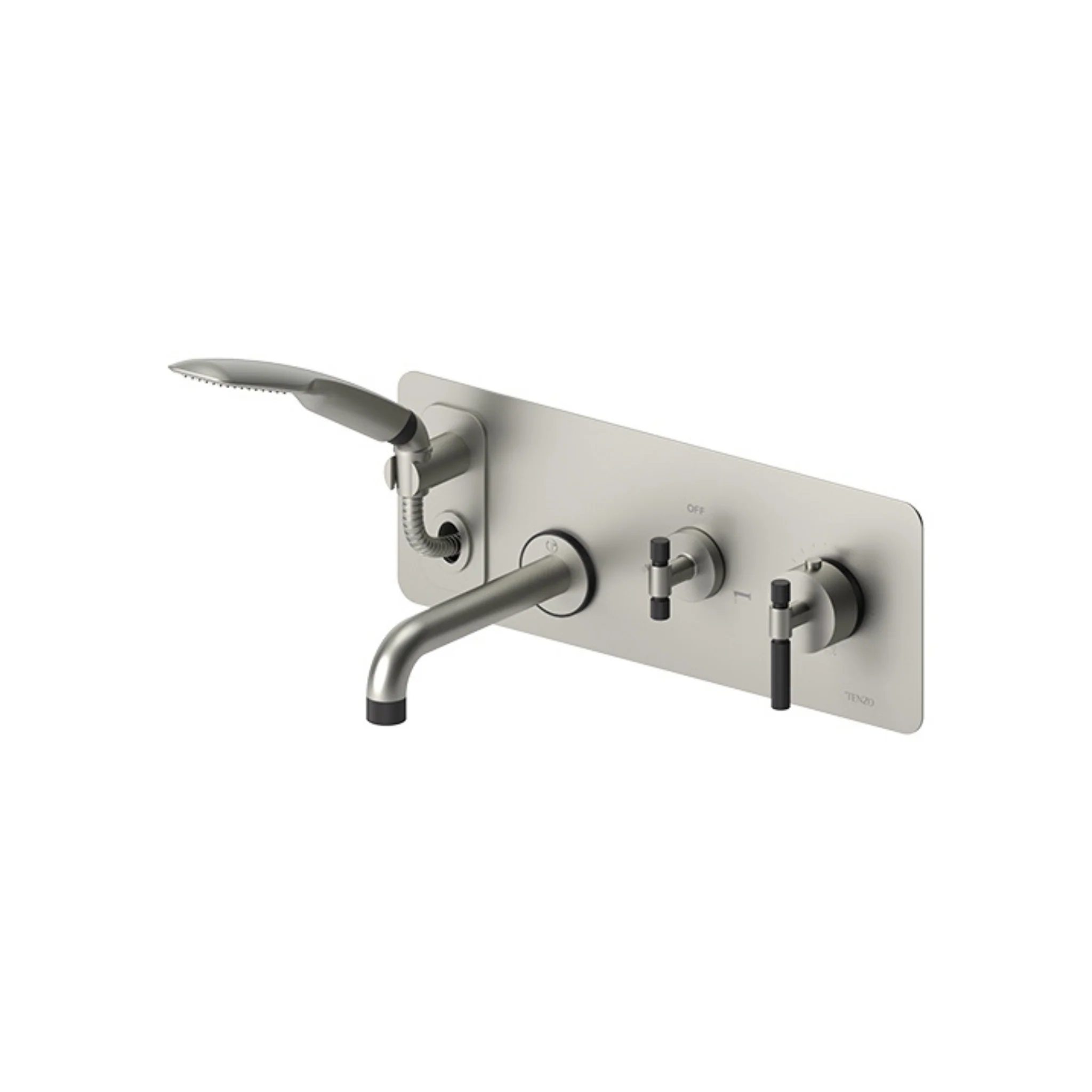Robinet de bain mural avec boyau rétractable Collection Bellacio-F - Image 8