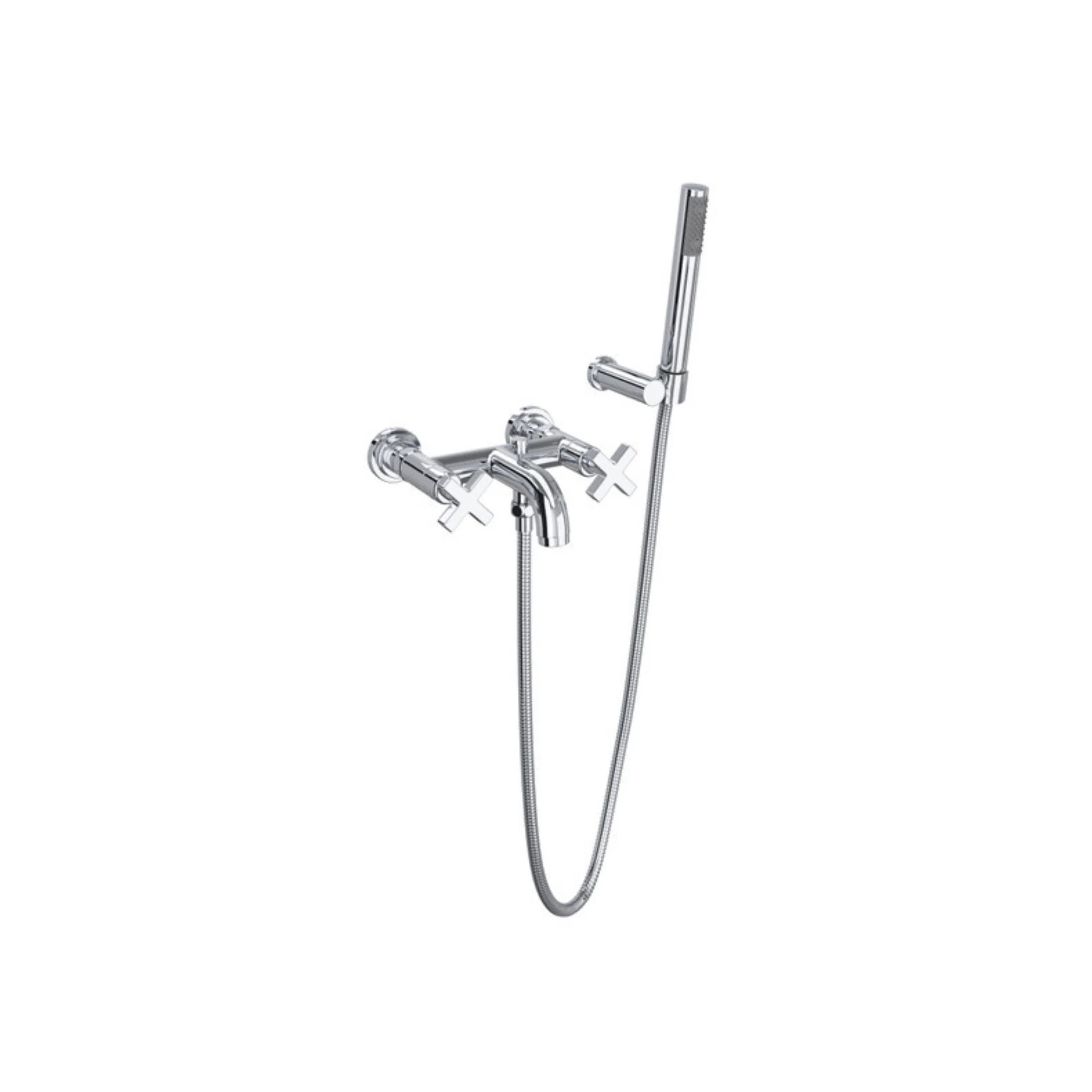 Robinet de bain mural avec douchette Collection LOMBARDIA