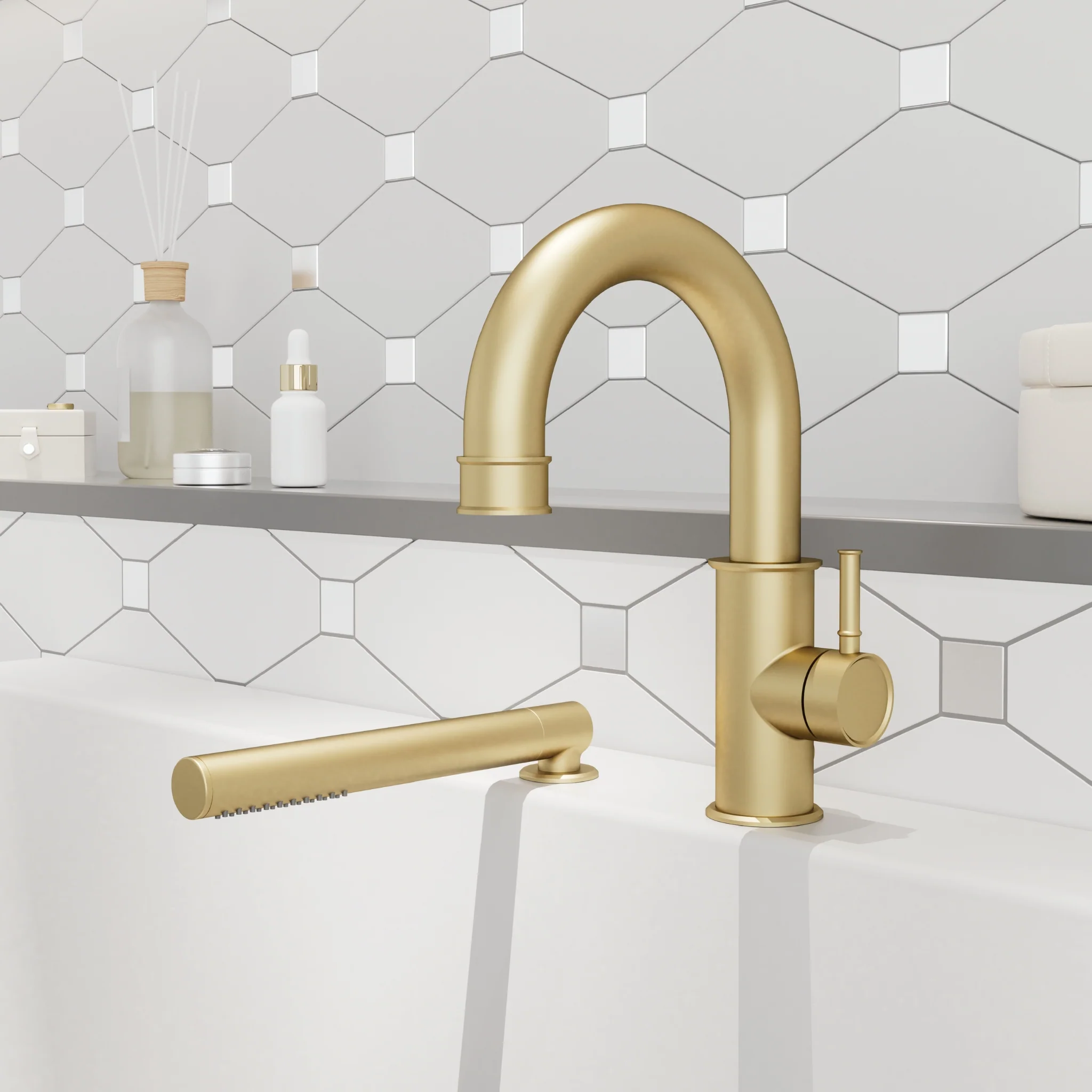 Robinet de bain romain 2 morceaux Collection Alyss - Image 5