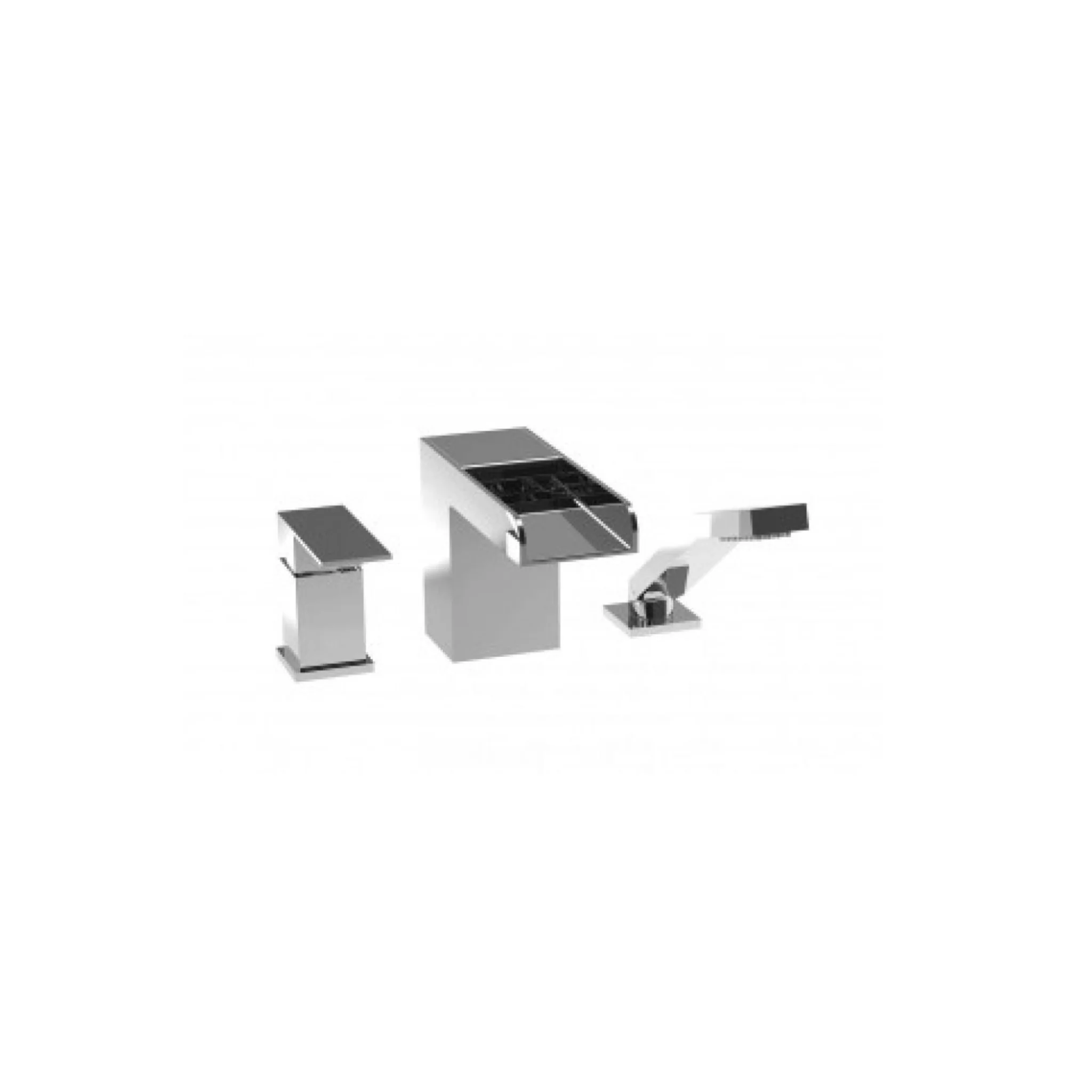 Robinet de bain 3 morceaux Chrome Collection LIB