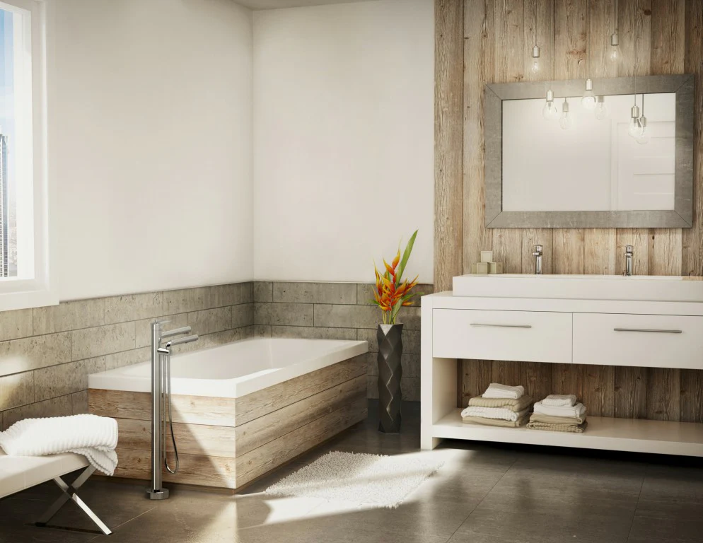 Robinet de bain autoportant Chrome Collection Ever - Image 2