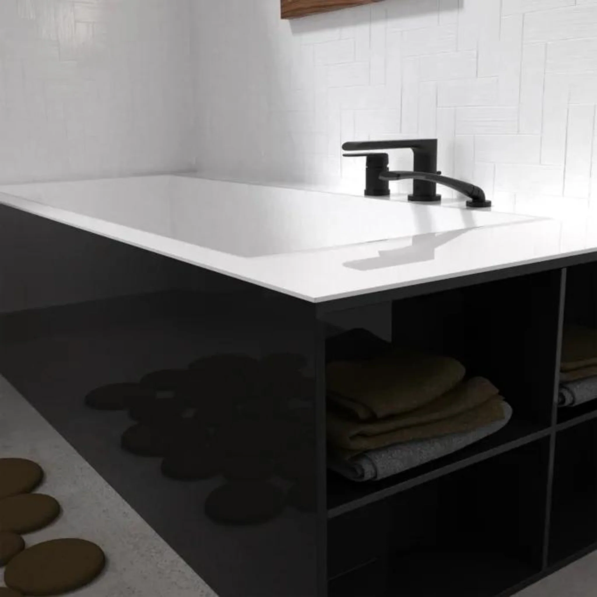 Robinet de bain avec douchette Collection Kara - Image 3