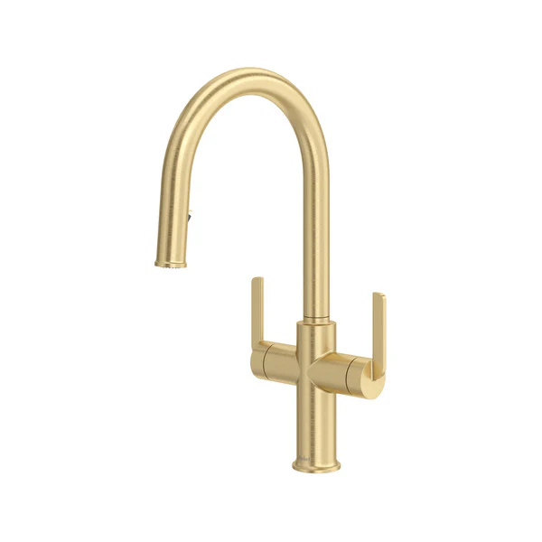 Robinet de cuisine à 2 poignées avec bec rétractable Boomerang Collection Authentica - Image 3