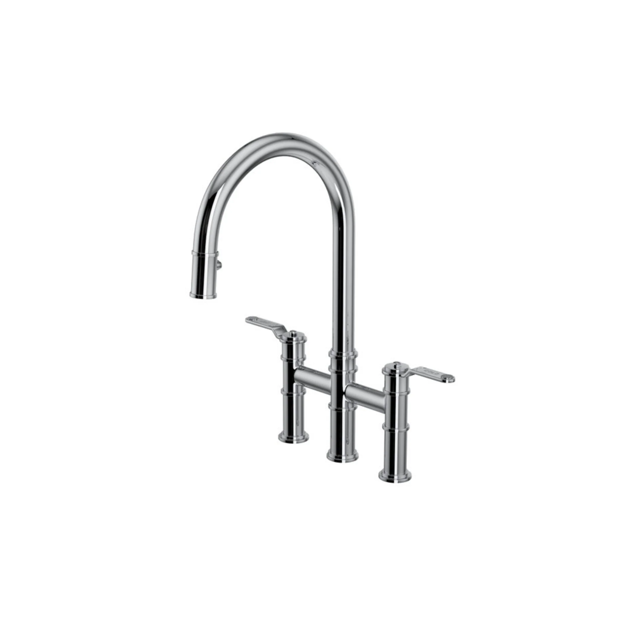 Robinet de cuisine bridge Bec en C Collection Armstrong