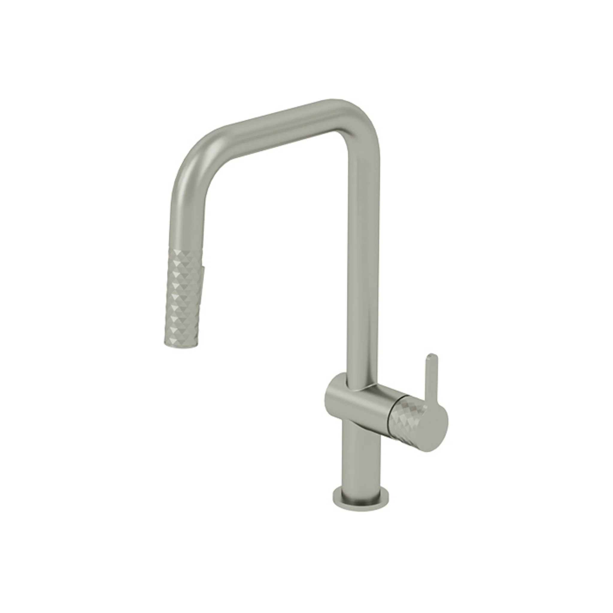 Robinet de cuisine carré à douchette rétractable 2 fonctions Collection Calozy