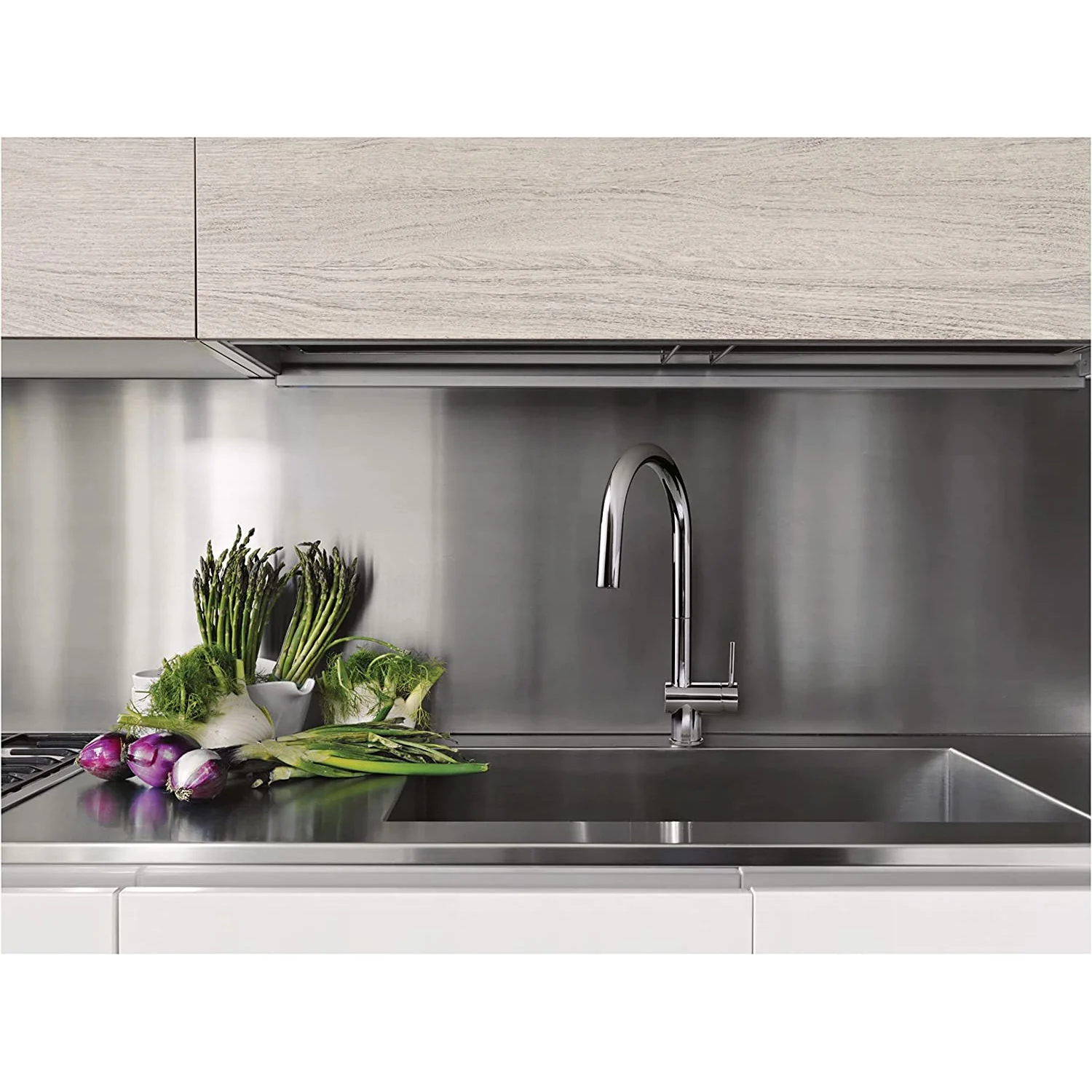 Robinet de cuisine rétractable, Bec en C, Collection Azure - Image 7