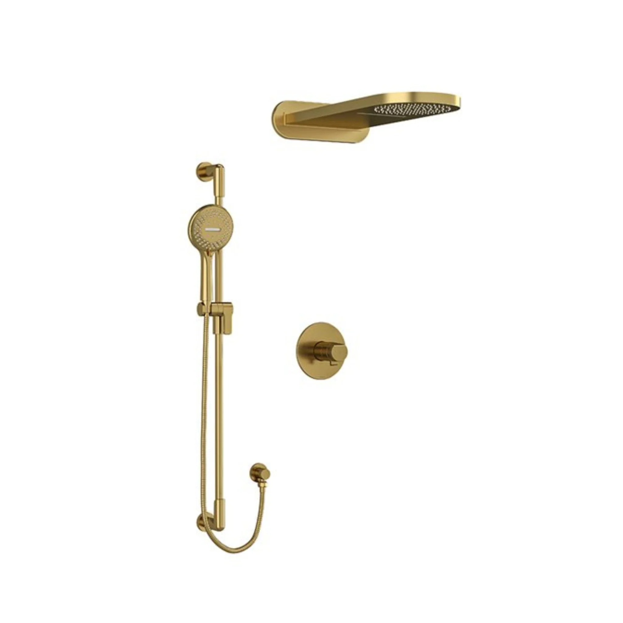 Robinet de douche Or Brossé Collection Parabola DEMO