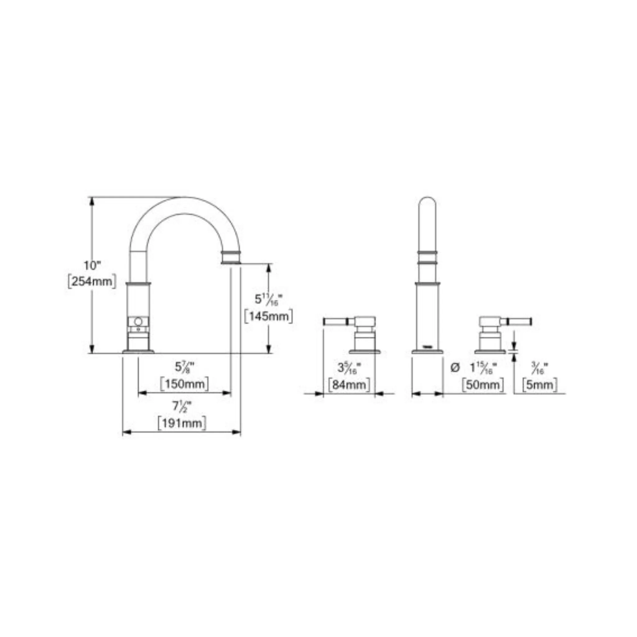 Robinet de lavabo 8" Collection Alyss - Image 4