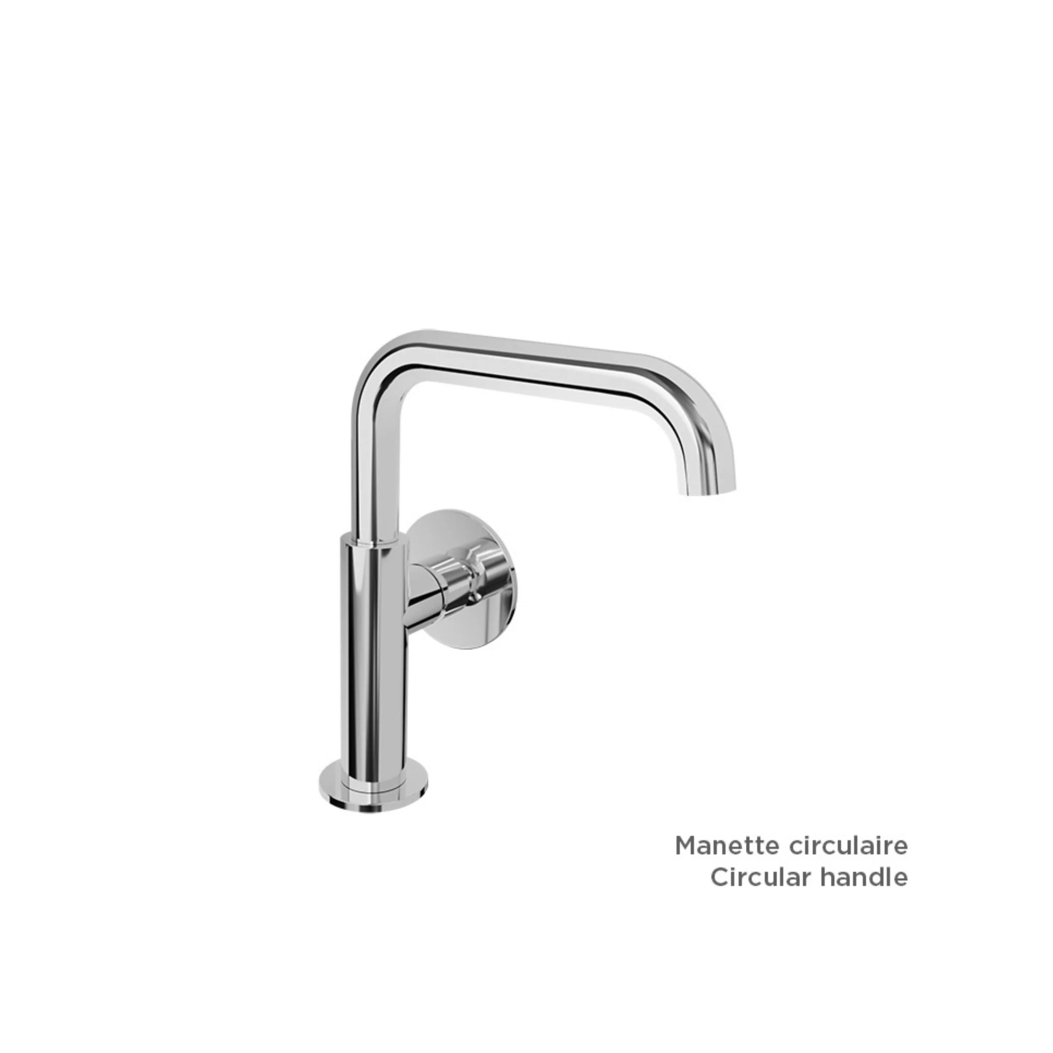 Robinet de lavabo monotrou Bec Carré Collection AIR - Image 2