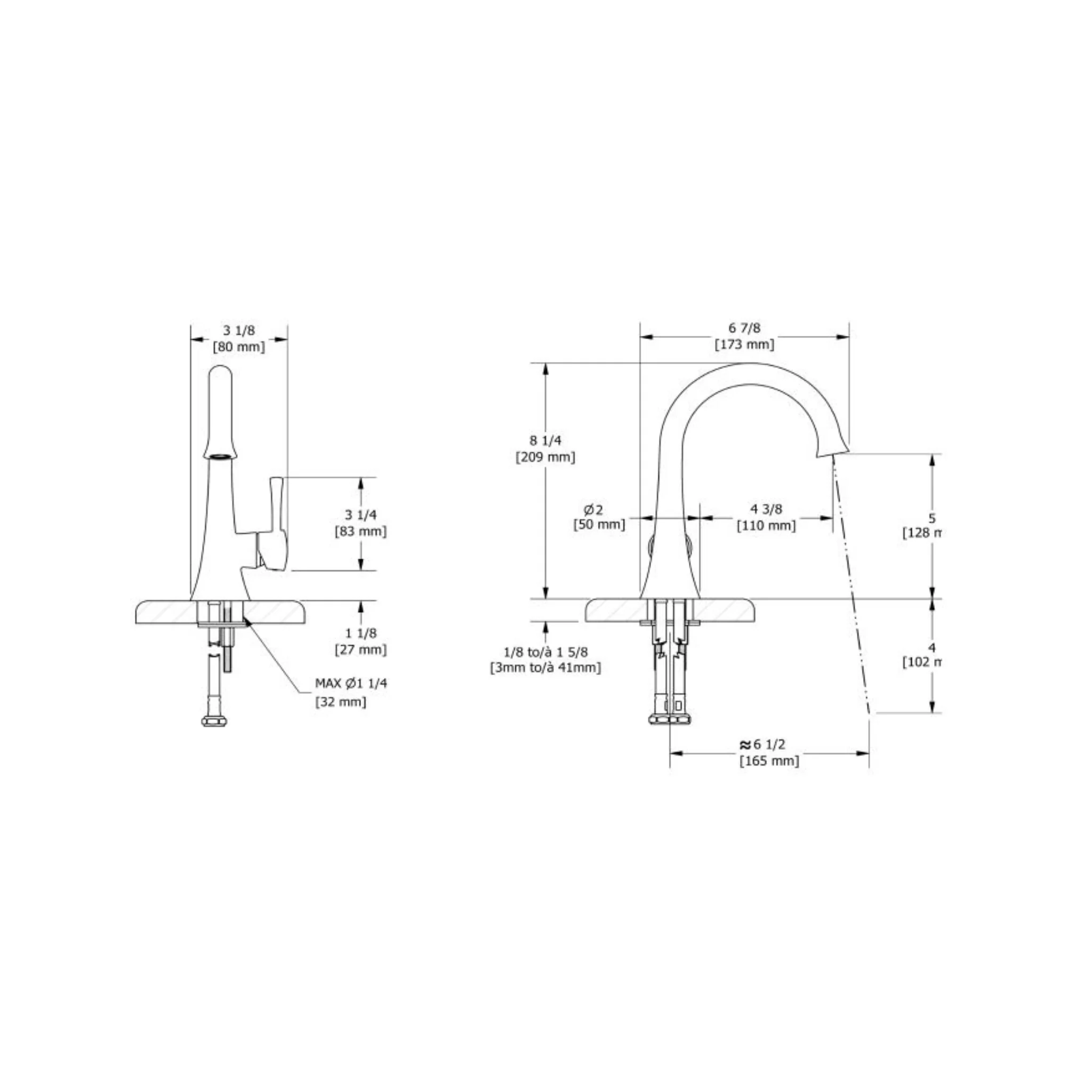 Robinet de lavabo monotrou Collection Edge - Image 5